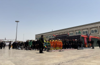 اقامه نماز ظهر و عصر عاشورا با مشارکت شهرداری قم در هسته مرکزی شهر
