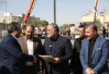 معارفه مسئول ارتباطات معاونت فنی و عمرانی قم در محل پروژه عمرانی برگزار شد
