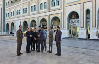 بازدید مشترک مدیران شهری از محدوده اطراف حرم مطهر