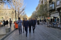 بازدید مشترک مدیران شهری از محدوده اطراف حرم مطهر