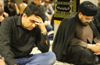آئین عزاداری هیئت سید الشهدا(ع) کارکنان شهرداری قم برگزار شد