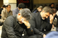 آئین عزاداری هیئت سید الشهدا(ع) کارکنان شهرداری قم برگزار شد