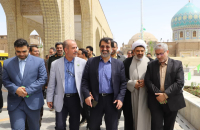مراسم افتتاح پروژه بهسازی چهل اختران برگزار شد