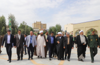 مراسم افتتاح پروژه بهسازی چهل اختران برگزار شد