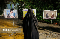 نمایشگاه عکس «رئیس‌جمهور شهید» در قم برپا شد