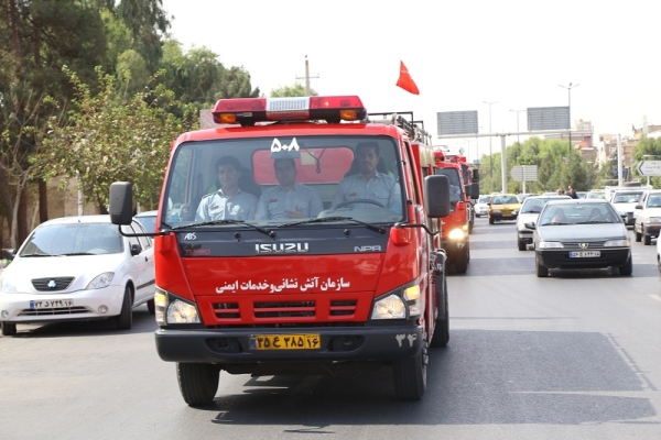 آماده‌ باش 24 ایستگاه آتش‌نشانی قم همزمان با تاسوعا و عاشورا حسینی